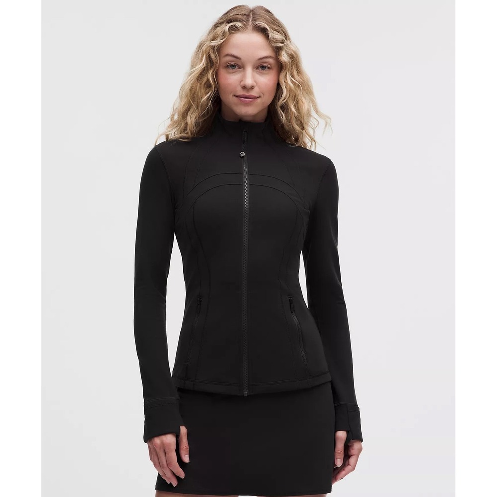 Lululemon Define Jacket Luon Black Full Zip Slim Fit Size 8 W3GQ6S